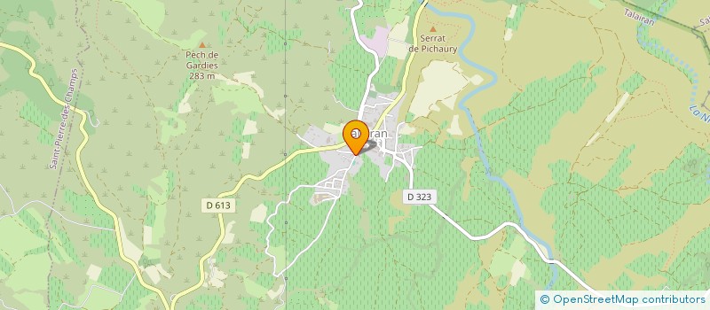 localisation de l'entreprise NOE INVEST  TALAIRAN