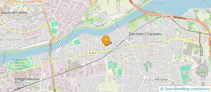 localisation de l'entreprise NOE INVESTS  DECINES-CHARPIEU