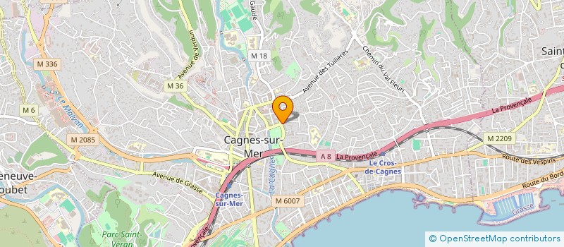 localisation de l'entreprise NOE PARTNER à CAGNES-SUR-MER