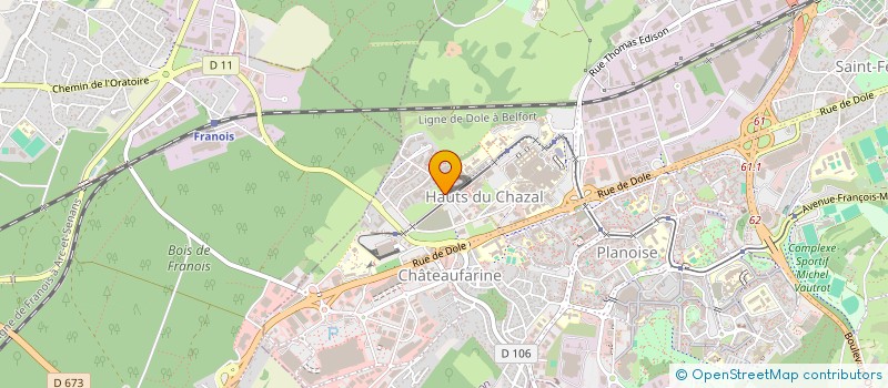 localisation de l'entreprise NOE SERVICES  BESANCON