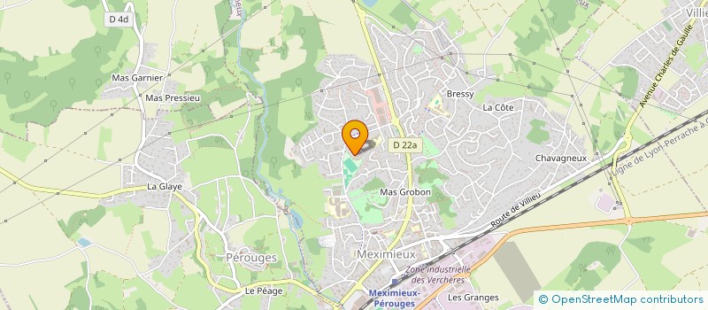 localisation de l'entreprise NOE ZOOTERRE'HAPPY  MEXIMIEUX