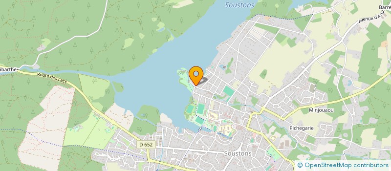 localisation de l'entreprise NOEBAN  SOUSTONS