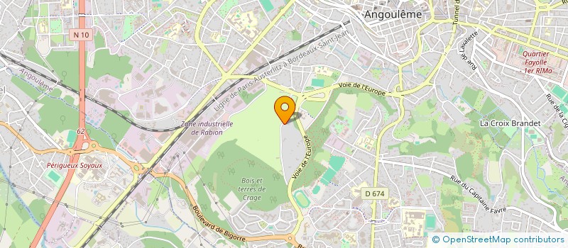 localisation de l'entreprise NOEDEN à ANGOULEME