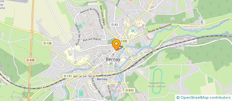 localisation de l'entreprise NOEE à BERNAY