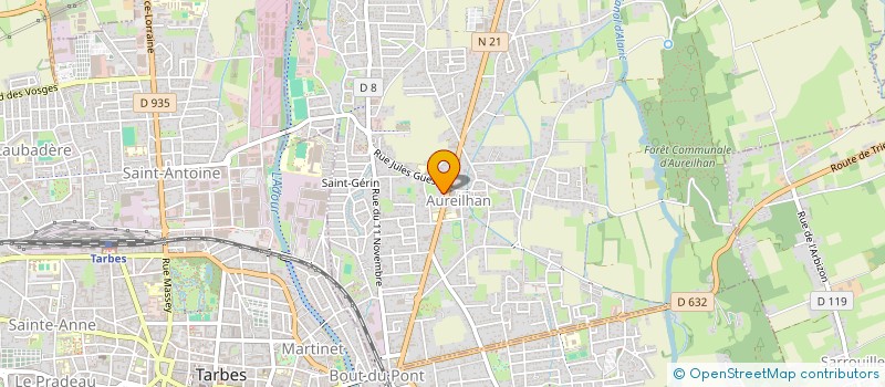 localisation de l'entreprise NOEGAU  AUREILHAN