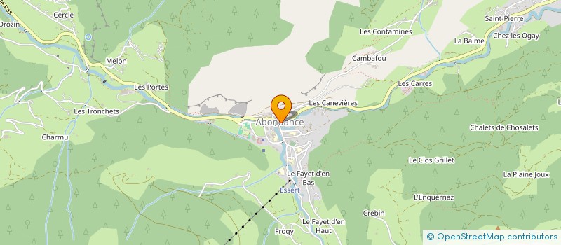 localisation de l'entreprise NOEGUILLA  ABONDANCE