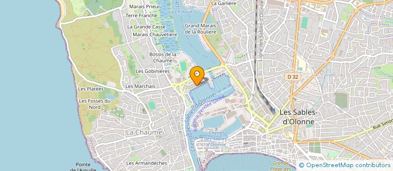 localisation de l'entreprise NOEJU à LES SABLES-D'OLONNE