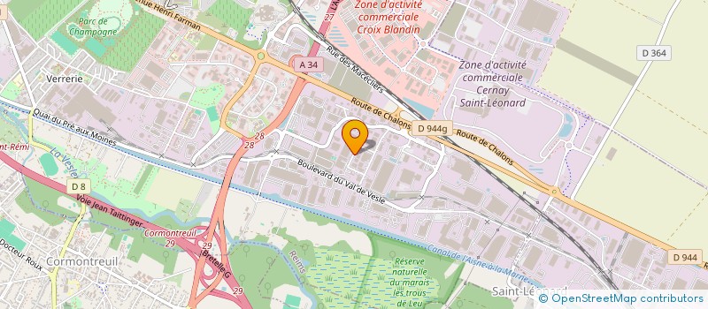 localisation de l'entreprise NOEL  REIMS