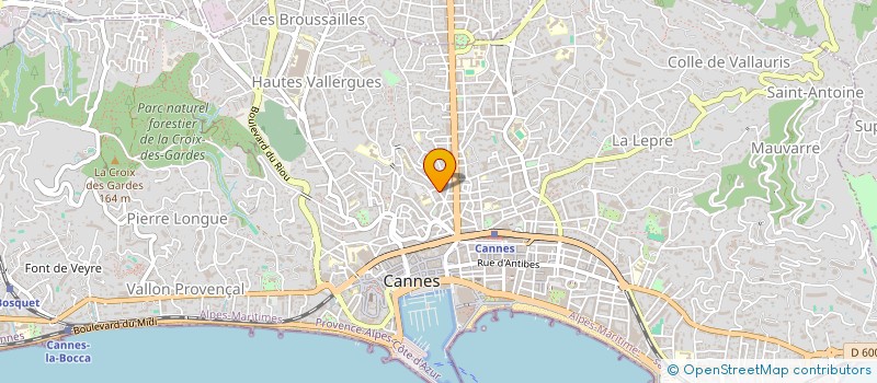 localisation de l'entreprise NOEL A CANNES à CANNES