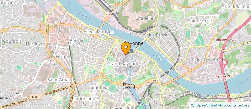 localisation de l'entreprise NOEL ANTOINE SA à BAYONNE