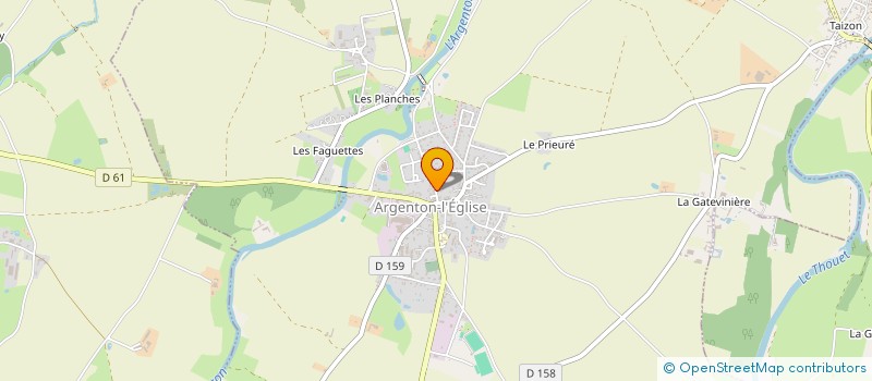 localisation de l'entreprise NOEL BASIC  LORETZ-D'ARGENTON