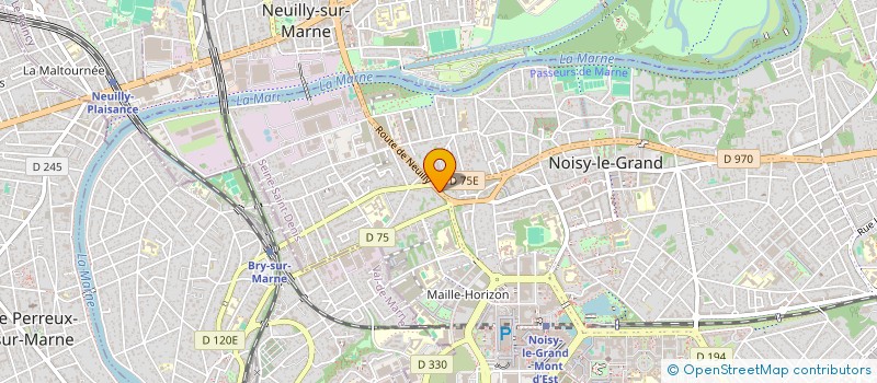 localisation de l'entreprise NOEL BAT  NOISY-LE-GRAND