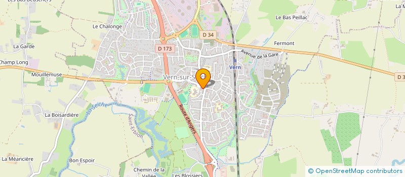 localisation de l'entreprise NOEL BRIAND  VERN-SUR-SEICHE