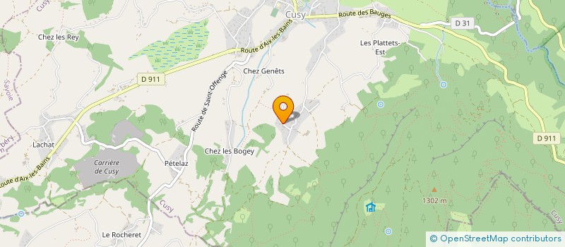 localisation de l'entreprise NOEL CONSULTING IN SAVOIE  CUSY