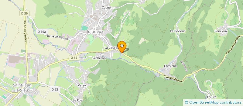 localisation de l'entreprise NOEL DEL BELLO RACING à JUJURIEUX