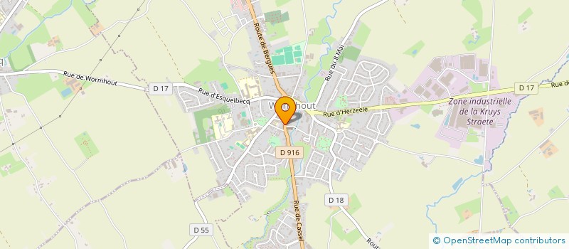 localisation de l'entreprise NOEL DELBAERE  WORMHOUT