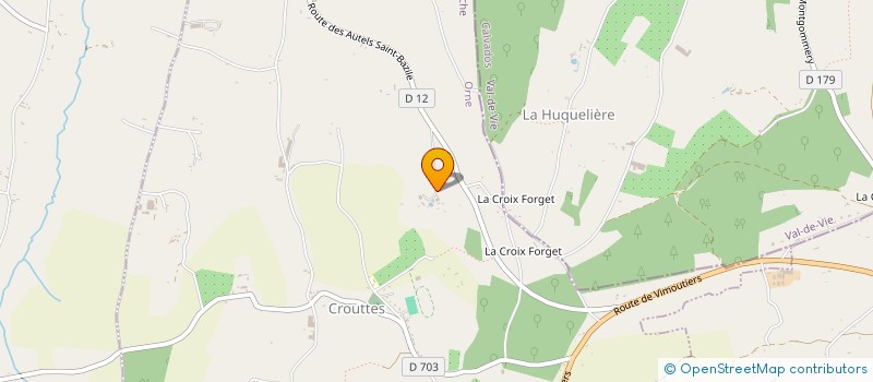 localisation de l'entreprise NOEL DES CHAMPS à CROUTTES