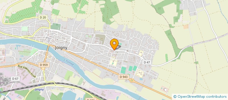 localisation de l'entreprise NOEL FRANCE à JOIGNY