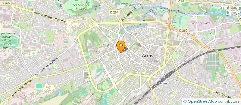 localisation de l'entreprise NOEL LSN à ARRAS