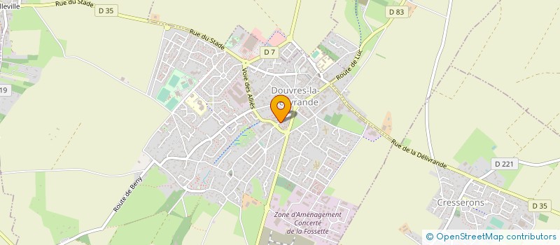 localisation de l'entreprise NOEL & PAQUET-HEURTEVENT, NOTAIRES ASSOCIES  DOUVRES-LA-DELIVRANDE