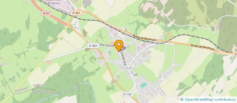 localisation de l'entreprise NOEL POINTET MAITRISE D'OEUVRE à ETALANS