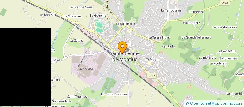 localisation de l'entreprise NOEL SUR LES ETOILES à SAINT-ETIENNE-DE-MONTLUC