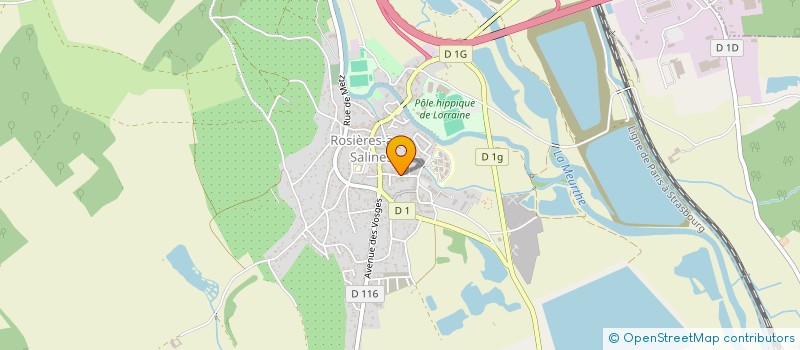 localisation de l'entreprise NOEL TRAITEUR à DOMBASLE-SUR-MEURTHE