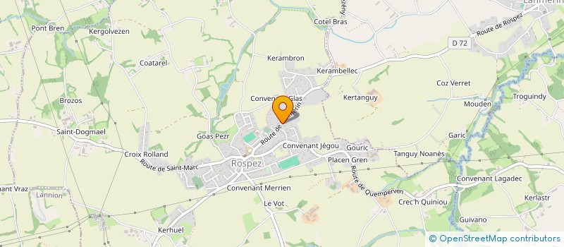 localisation de l'entreprise NOELANGES  ROSPEZ