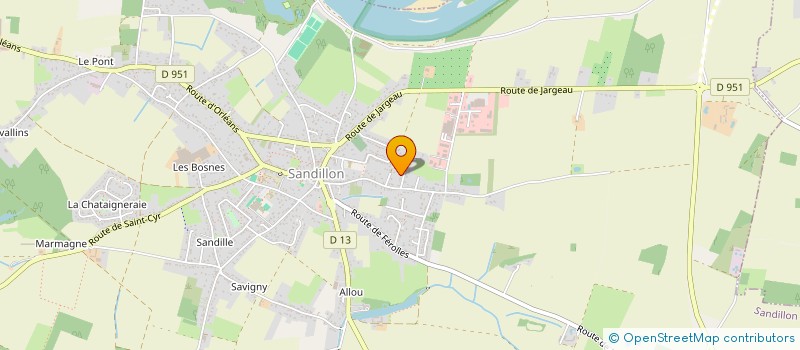localisation de l'entreprise NOELAS à SANDILLON