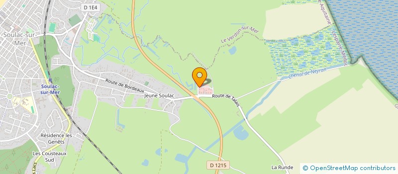 localisation de l'entreprise NOELEC  SOULAC-SUR-MER