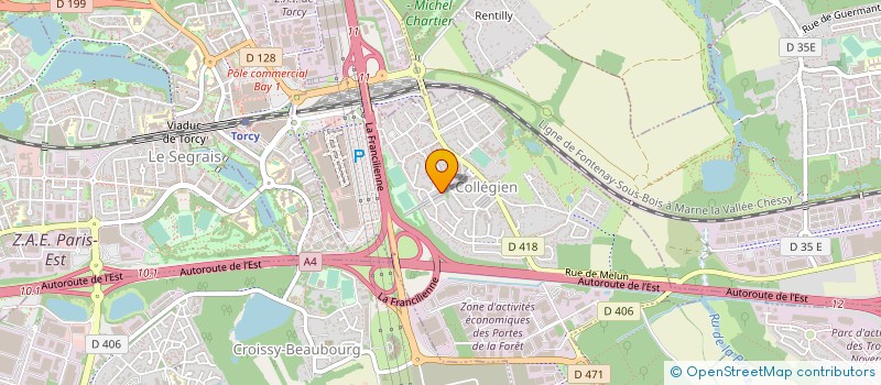 localisation de l'entreprise NOELEC à COLLEGIEN
