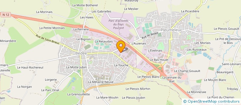 localisation de l'entreprise NOELI  BEDEE