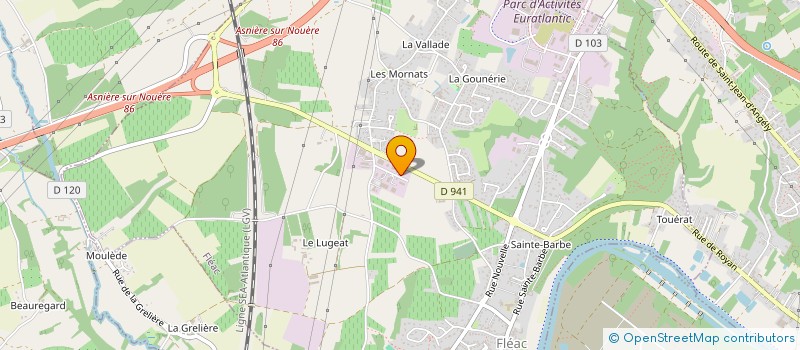 localisation de l'entreprise NOELI à FLEAC