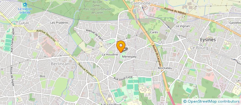 localisation de l'entreprise NOELIA  LE HAILLAN