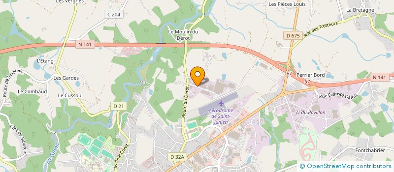 localisation de l'entreprise NOELICE à SAINT-JUNIEN