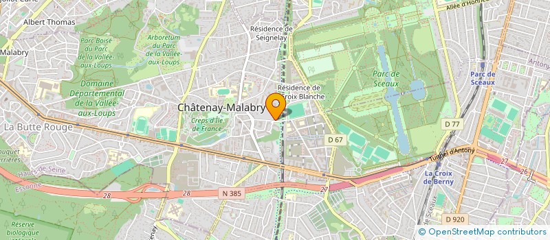 localisation de l'entreprise NOELICE CONSULTING  CHATENAY-MALABRY