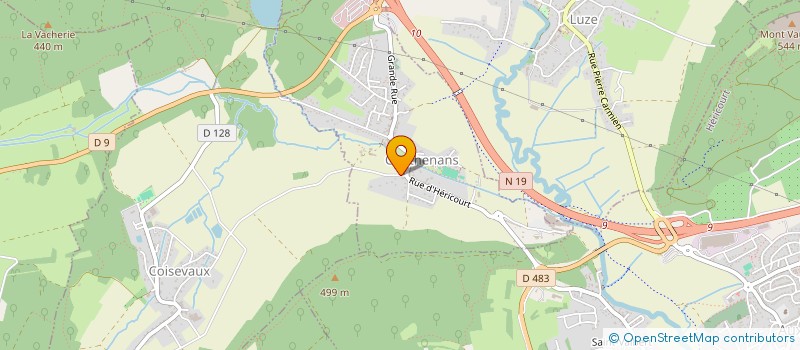 localisation de l'entreprise NOELINE IMMO  COUTHENANS