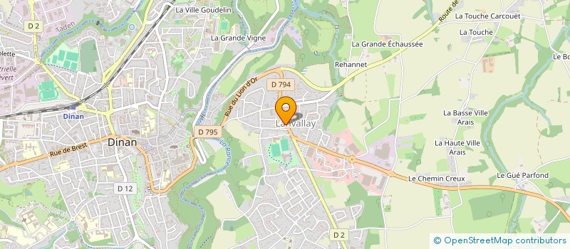 localisation de l'entreprise NOELLA ROUAULT à LANVALLAY