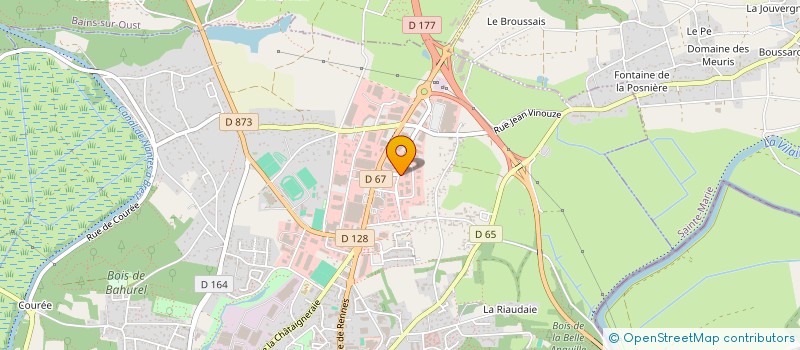 localisation de l'entreprise NOELLE TISSUS à REDON