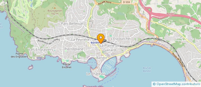 localisation de l'entreprise NOELLIE DISTRIBUTION  BANDOL