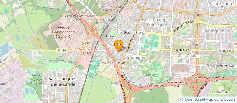 localisation de l'entreprise NOELLIS  RENNES