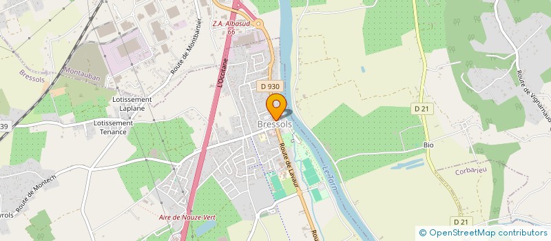 localisation de l'entreprise NOELU  BRESSOLS