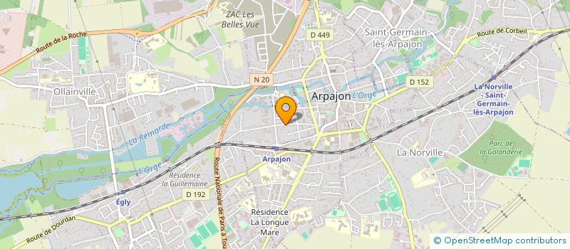 localisation de l'entreprise NOELYS à ARPAJON