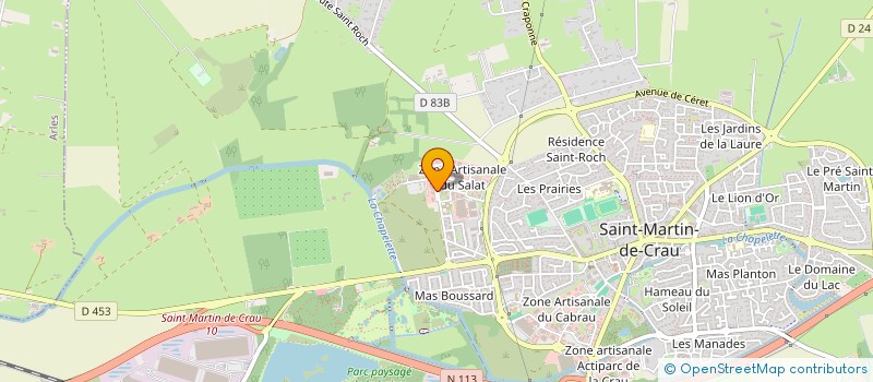 localisation de l'entreprise NOEM à SAINT-MARTIN-DE-CRAU