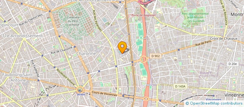 localisation de l'entreprise NOEM COMPETENCES à MONTREUIL