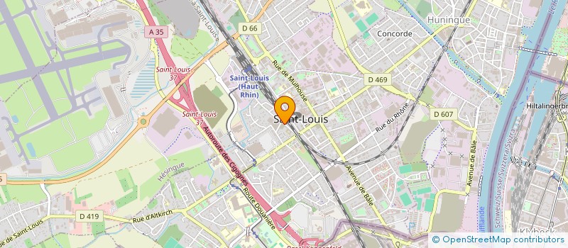 localisation de l'entreprise NOEMA  SAINT-LOUIS