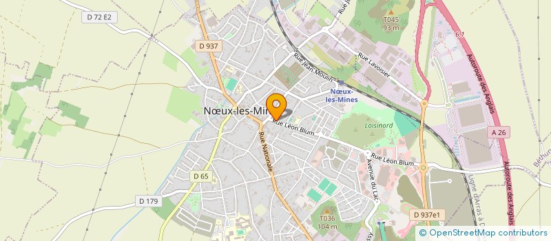 localisation de l'entreprise NOEMA DECOR  NUX-LES-MINES