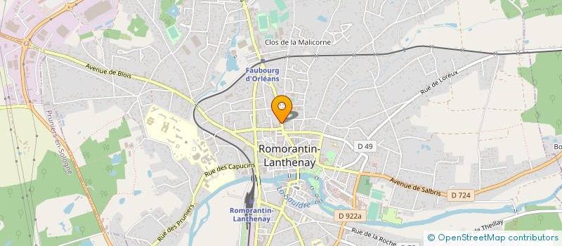 localisation de l'entreprise NOEMAG à ROMORANTIN-LANTHENAY