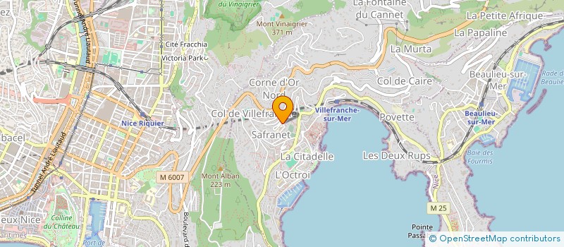 localisation de l'entreprise NOEMAT 1 à VILLEFRANCHE-SUR-MER