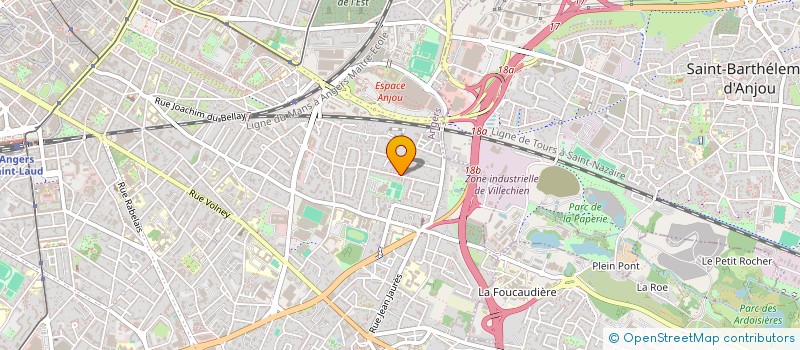 localisation de l'entreprise NOEME ENVIRONNEMENT à ANGERS